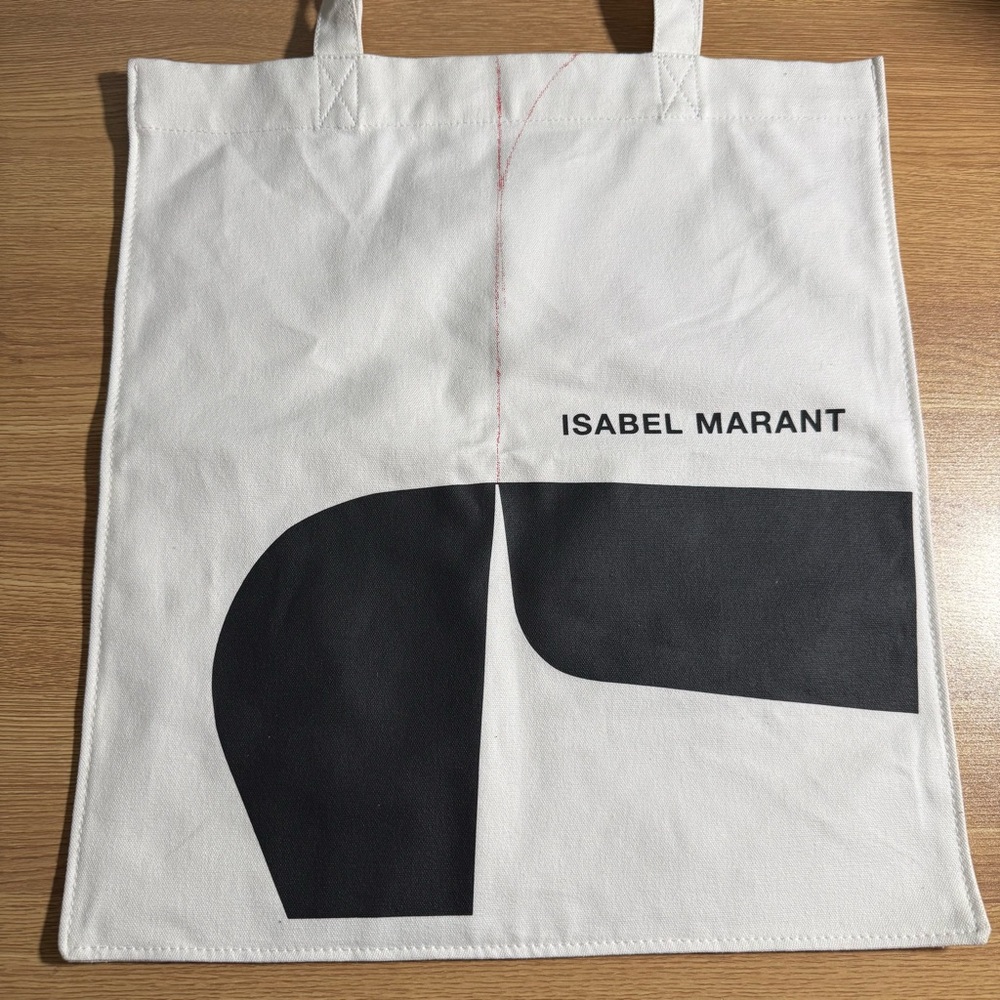 Isabel Marant Daily Use Shopping Tote Canvas Grocery Bag Reusable Bag